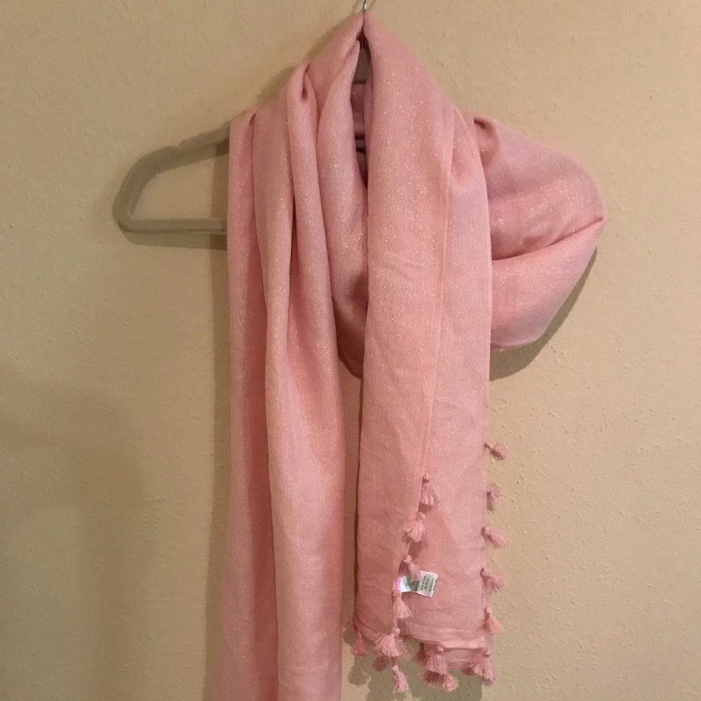 Lilly Pulitzer Lana Scarf Pink EUC